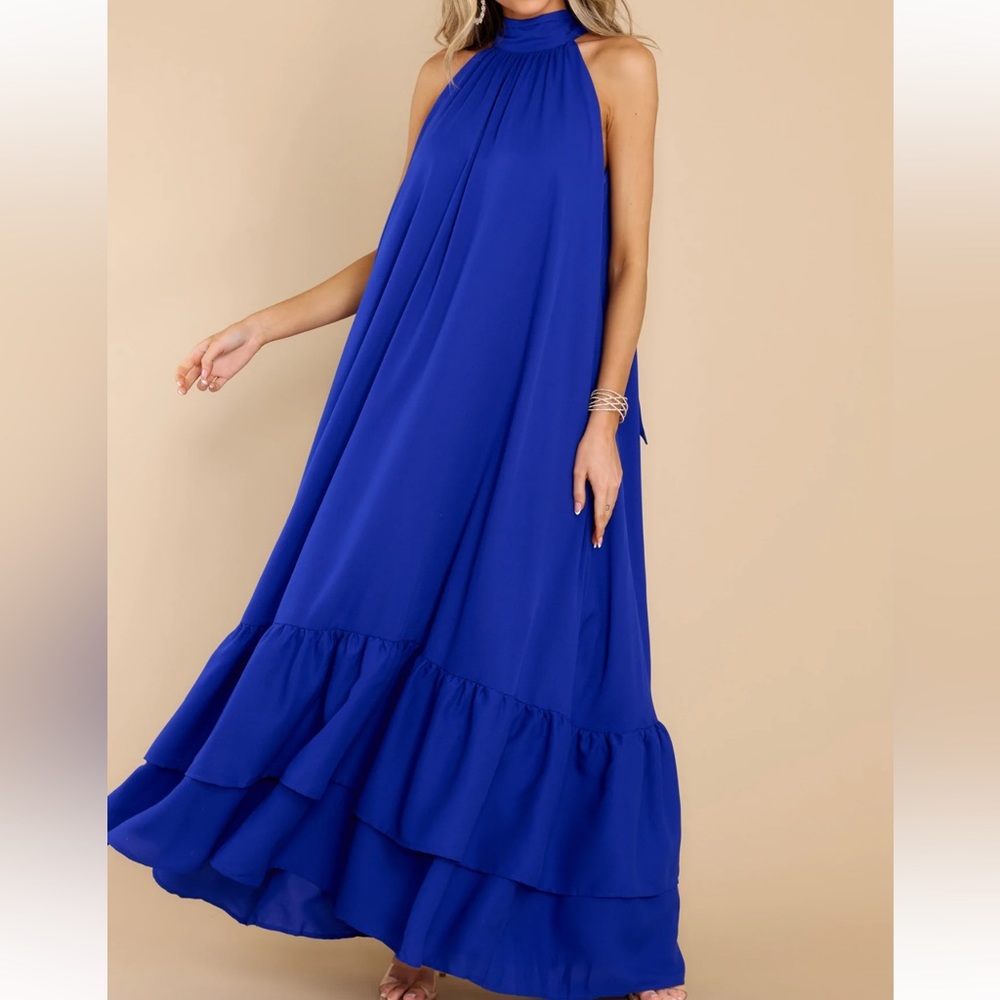 Red Dress Boutique She is Magic Sapphire Maxi Dress